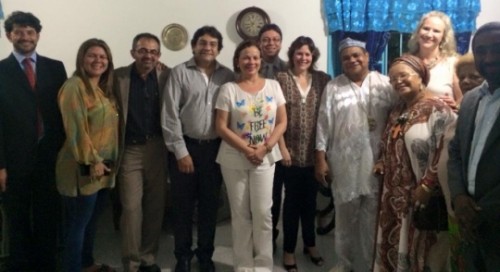 Grupo Nacional de Direitos Humanos (GNDH) visita a Casa de Oxumarê 